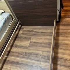 シングルベッドマットレス付きの画像