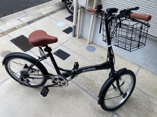 GRAHIS折りたたみ自転車　6段変速