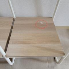 物干しラック 棚付きの画像