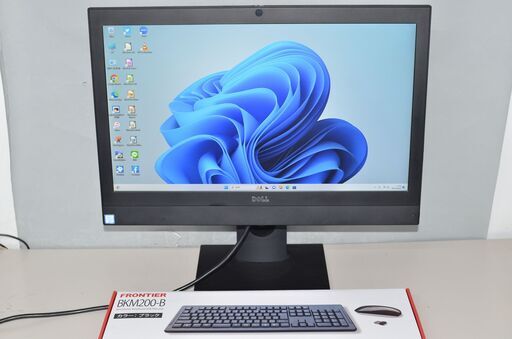 中古一体型パソコン Windows11+office 23型 DELL OPTIPLEX 7450 AIO Core i5-7500 爆速SSD512GB メモリー8GB DVDマルチ 無線 WEBカメラ