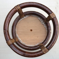 美品　籐　正座椅子　ラタン　の画像