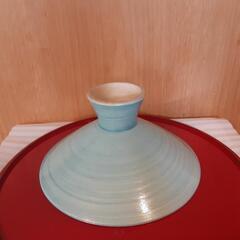 花器、淡い水色の画像