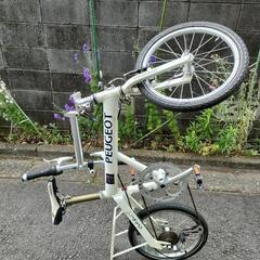 【レア物中古委託品】値引しました!プジョー　コリブリ　18インチ　折畳み自転車　PEUGEOT Colibri-18　ミニベロ　値段交渉可の画像