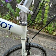 【レア物中古委託品】値引しました!プジョー　コリブリ　18インチ　折畳み自転車　PEUGEOT Colibri-18　ミニベロ　値段交渉可の画像