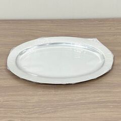 ★新品未使用品★　UK 18-8ステンレス　プレーンタイプ　小判皿　16インチ　R4-0067の画像