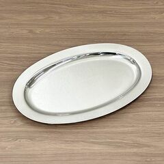 ★新品未使用品★　UK 18-8ステンレス　プレーンタイプ　小判皿　16インチ　R4-0067の画像