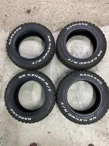 ナンカン　マッドタイヤ　155 70 r13  4本セット　バリ山