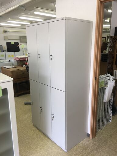 (k)Plus プラス 6人用ロッカー 幅90cm奥行51.5cm高さ179cm 良品 説明欄必読