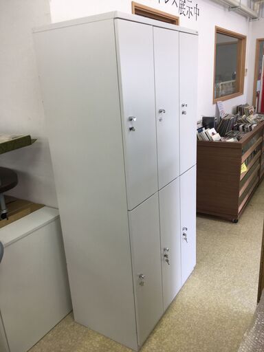 (k)Plus プラス 6人用ロッカー 幅90cm奥行51.5cm高さ179cm 良品 説明欄必読