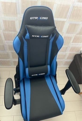 【新品•未使用品】ゲーミングチェア オフィスチェア デスクチェア ゲーム用チェア リクライニング パソコンチェア ハイバック ヘッドレ