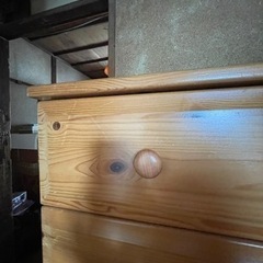 木製　パイン材　洋服タンス　チェスト　カントリーの画像