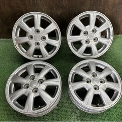 No.776 ダイハツ 純正 14インチ 14×4.5J PCD100 4穴 ＋45 シルバー ムーヴ タント ミラ 他 4本セット