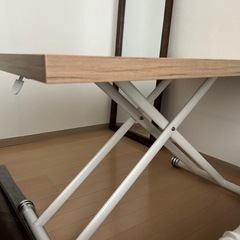 昇降式テーブル　120×80  美品