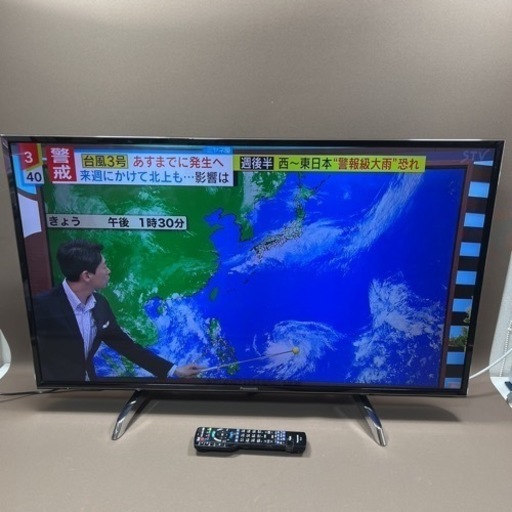 Panasonic パナソニック 液晶テレビ TH-43DX750 ビエラ デジタルハイビジョン 2016年製　