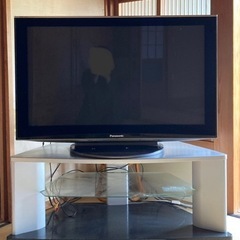プラスマテレビ　Panasonicビエラ　テレビ台も