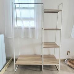 物干しラック 物干しスタンド 棚付き