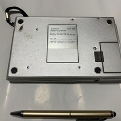昭和レトロ、SONY ソニー CASSETTE-CORDER カセットコーダー TCM-280 シルバー カバー付きの画像
