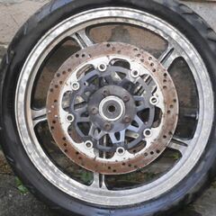ゼファー400　ホイール　前後輪　レストアベース。（受け渡し予定...
