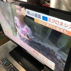 美品 パナソニック 24型液晶テレビ TH-24A300 Bキャスカード HDMI BS リモコン付 2014年の画像