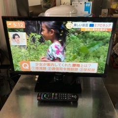 美品 パナソニック 24型液晶テレビ TH-24A300 Bキャスカード HDMI BS リモコン付 2014年の画像