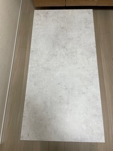 シンプル♪ グレー スクエアローテーブル