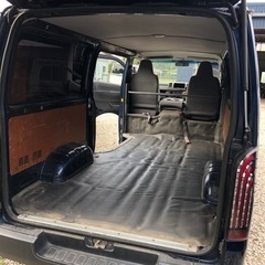 【6月限定販売】ハイエースバン【車検1年付】26.7万キロ　ネイビーの画像