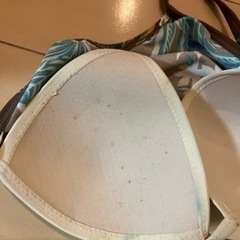 水着　茶色　花柄の画像