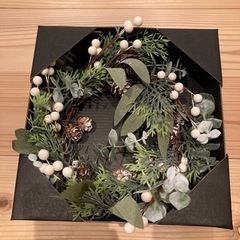 クリスマスリース造花