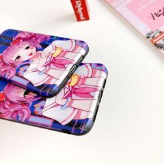 【新品未使用】【即日・手渡し可】iPhone11Pro/5.8インチ 病み彼女  可愛い V系 原宿 病みかわいい ヤンデレ バンギャ アイフォン ショルダー ストラップ ストラップホール シリコン製 キャラクター 小型 薄型 軽量 ショルダー カバー ケース 韓国 BLACKPINK おしゃれ かわいい インスタ VLOG アニメ TikTok Instagram iPhone 11 Pro / 11 / SE 第3世代 / SE 第2世代 / XS / XR / X / 8 / 7  の画像