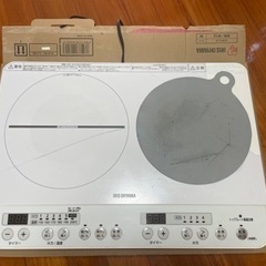 【取引中】アイリス　IHクッキングヒーター　破損あり