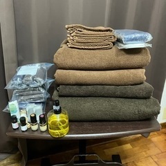 ※決まりました！　使用４回　マッサージタオルセット　◎月桃◎シー...