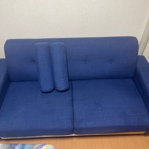 2人掛けソファ　美品　シミ、ヘタレ無し　6/9まで