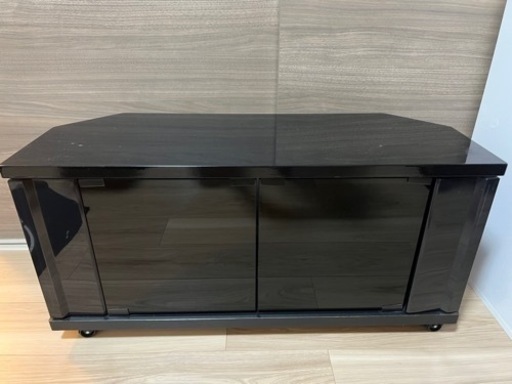 美品！黒色テレビ台