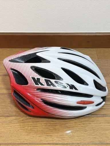 KASKヘルメット 48〜58cm 50NTA Bianco-Rosso