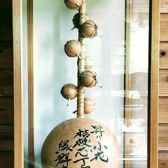 打ち上げ花火玉のオブジェ
