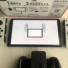 switch 有機EL ホワイト(ほぼ未使用)の画像