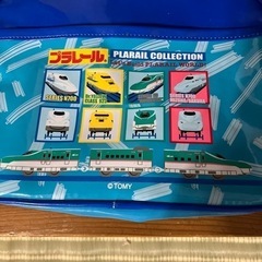 子供用　プラレールバックの画像