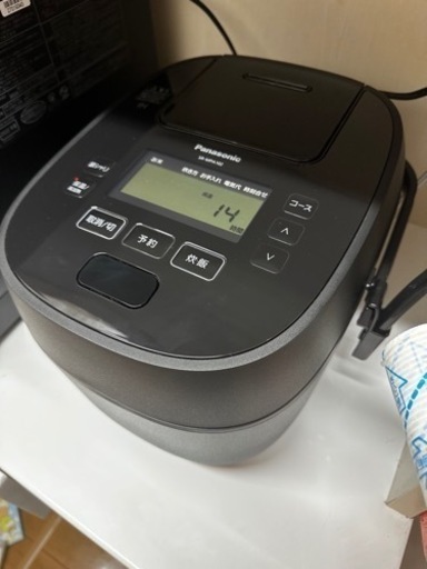 未使用に近い♡パナソニック 炊飯器 5.5合 可変圧力おどり炊き 全面発熱5段IH式 ブラック SR-MPA102-K