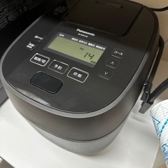 未使用に近い♡パナソニック 炊飯器 5.5合 可変圧力おどり炊き 全面発熱5段IH式 ブラック SR-MPA102-K
