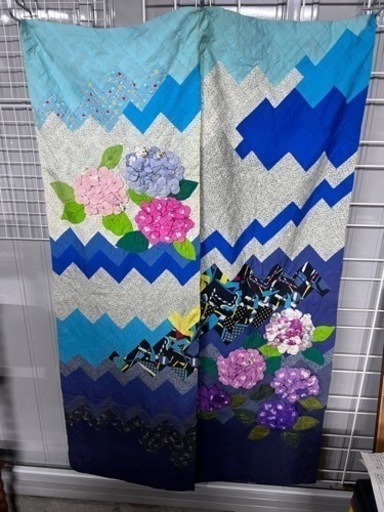 ハンドメイド▶︎紫陽花　暖簾