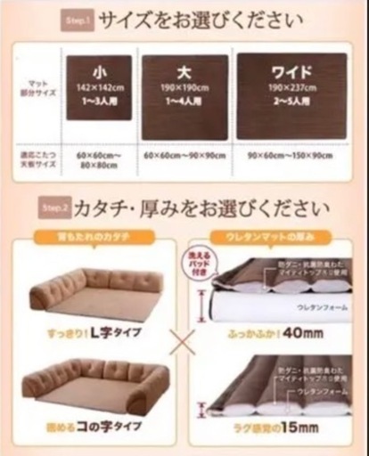 【決定しました】コーナーローソファー