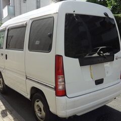 ★　平成２０年式　サンバーバン　トランスポーター　キーレス・ディアス用のシートとオーバーヘッドシェルフ付き　車検２年付き　★の画像