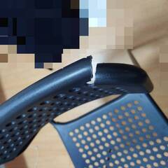 IKEA椅子　ADDE21692　ダイニングチェア　黒（傷あり）無料で譲りますの画像