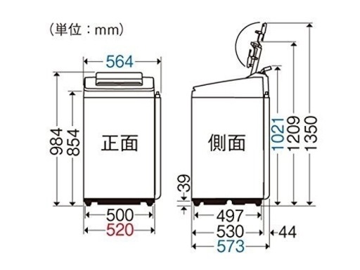 【Panasonic ecoNavi付 全自動洗濯機】1万円⭐︎