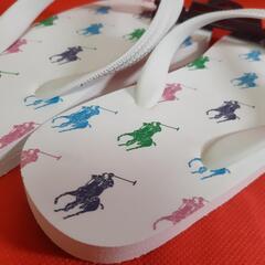 RALPHLAUREN / サンダル 23・24.0cm WHITEの画像