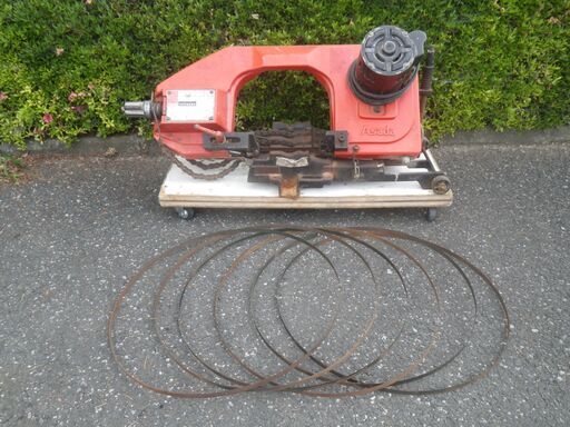 ■配達可■電動工具■ アサダ バンドソー 170 替刃付 ロータリーバンドソー 100V Asada パイプ 切断機 カッター 鉄鋼 鉄工用