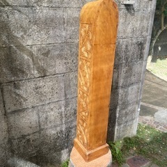 アジアンテイストCDラックの画像