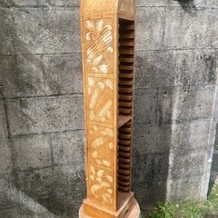 アジアンテイストCDラックの画像