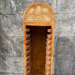 アジアンテイストCDラックの画像