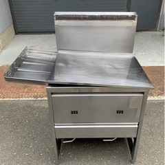【動確済み】tanico 都市ガス 業務用 ガス 二槽式 フライ...